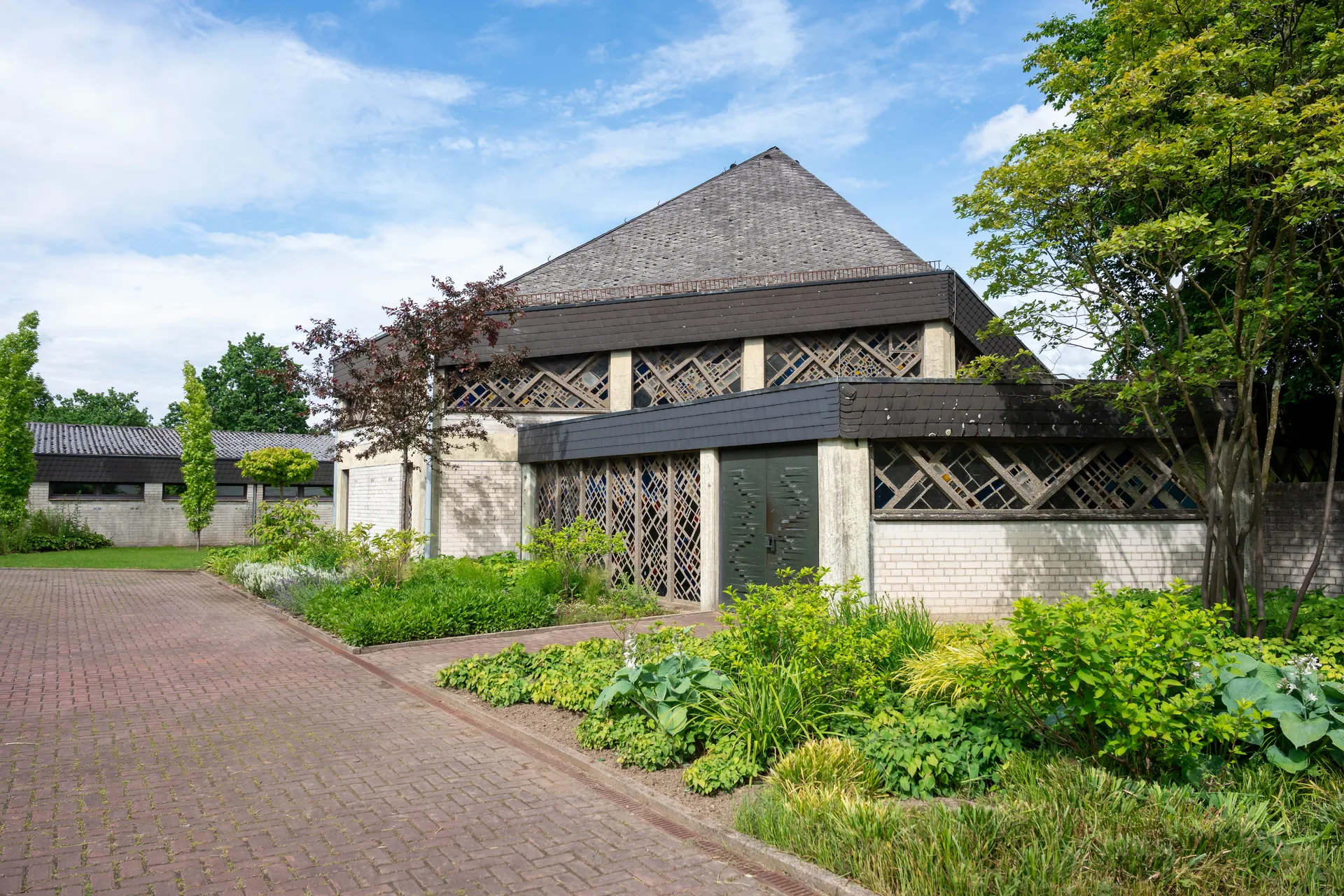 Trauerkapelle auf dem Nordfriedhof in Velbert